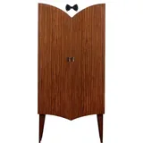Casa Padrino Barschrank 80 x 45 x 170 cm Braun