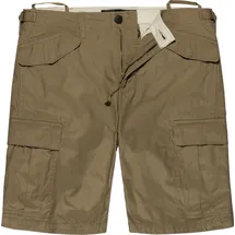 Vintage Industries Anderson Cargo-Shorts Grün-Braun S