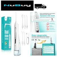 coslus Munddusche Kabellos Trragba Elektrische C20(F5020E): 300ML WassertankTestsieger 2026 IPX7 Wasserdicht für Oral Health Enthusiasten Tägliche Tiefenreinigung Reinigung 5 Multifunktionale Jet-Tipp