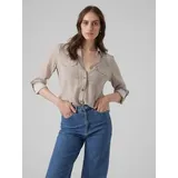 Vero Moda Hemdbluse Viskose Braun XXL