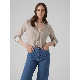 Vero Moda Hemdbluse Viskose Braun XXL