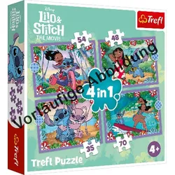 4 in 1 Puzzle 35, 48, 54, 70 Teile – Lilo & Stich Film