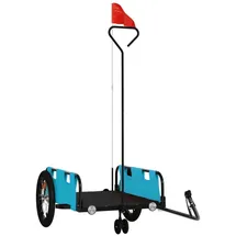 vidaXL Fahrradanhänger blau 2023