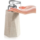 Phneems Seifenspender Automatisch Elektrischer Automatic Soap Dispenser Mit Sensor No Touch Sensor Automatischer Seifenspender FüR Bad,KüChe,BüRo Gelb Sand