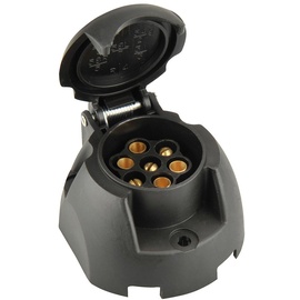 Unitec Steckdose 7-polig, Kunststoff, 12V 7 polig
