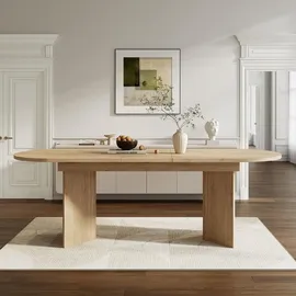 stilvora Klapptisch 200 x 75 x 90 cm braun