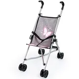 Bayer Design Puppenbuggy Schmetterling Grau/Rosa