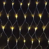 Mojawo Lichternetz LED 10 m Warmweiß