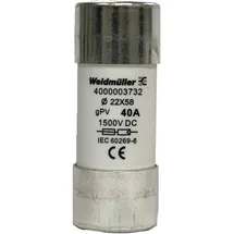 Weidmüller 4000003732 FUSE WSFL 22X58 40A 1K5V GPV Feinsicherung Inhalt 10 St.