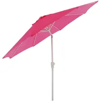 Mendler Sonnenschirm N19, Gartenschirm, Ø 3m neigbar Polyester/Alu 5kg