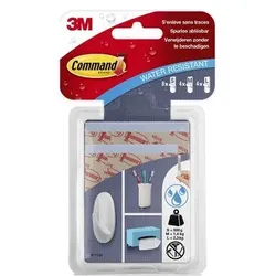 3M W17200, Weiß, Wand-montiert, Aufhängungshaken, 16 Stück(e)