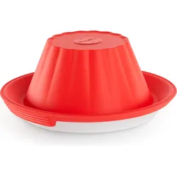 Lekue Form für Kuchen und Puddings mit Keramikteller