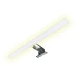 Kalb Material Für Möbel Spiegelleuchte 45 W warmweiß Silber 45 cm