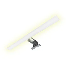 Kalb Material Für Möbel Spiegelleuchte 45 W warmweiß Silber 45 cm