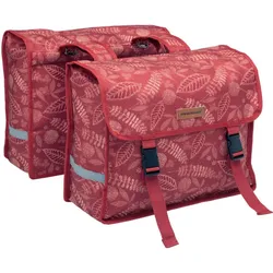 NEW LOOXS Doppelpacktasche Fiori Double, Forest Red 30 LITER