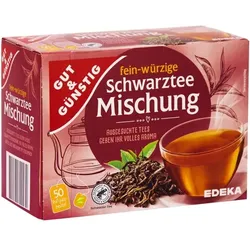 Gut und Günstig schwarzer Tee »Schwarztee-Mischung« 50 Tassenportionen
