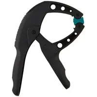 WOLFCRAFT Federzwinge Kunststoff 30 mm grau/türkis