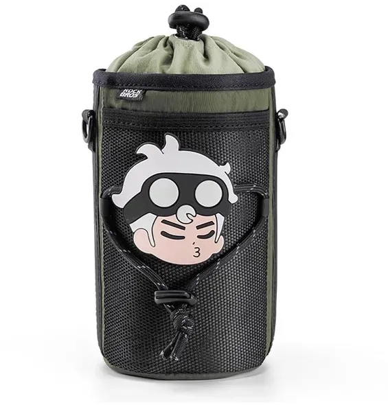 Travel Bottle Bag with Shoulder Strap 1 L - Green