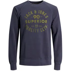 Jack & Jones Sweatshirt Jeans Washed Pullover ohne Kapuze