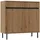 Selsey Sideboard 100 x 100,2 x 40 cm Sandbeige/Eiche