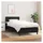 vidaXL Boxspringbett 100 x 200 cm Schwarz
