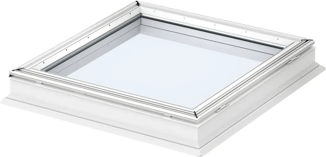 VELUX Flachdach-Fenster Basiselement f. Konvex- u. Flach-Glas  CFU 150100 0025Q fest Kunstst. 3fach-Vergl. 150x100