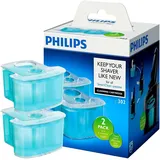 PHILIPS JC302/50 2er-PACK Reinigungskartusche für Rasierer SmartClean System NEU