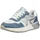 Mustang Sneaker Damen Weite M Hellblau/Silber 40