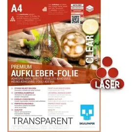Skullpaper Klebefolie A4 transparent 10 Blatt