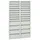 stumpf metall Schubladenschrank 26 Schubladen Metall lichtgrau