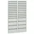 stumpf metall Schubladenschrank 26 Schubladen Metall lichtgrau