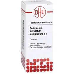 AntiMONIUM SULFURATUM aurAntiacum D 6 Tabletten
