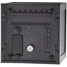 PRIOS Außenleuchte Metall 10 x 10 cm inkl. Bewegungsmelder schwarz