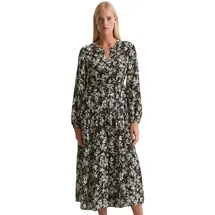 Marc O'Polo Druckkleid Freizeitkleid Schwarz 36