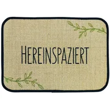 WohnDirect Fussmatte, Waldgrün, Textil, 40x60 cm, Oeko-Tex® Standard 100, Teppiche - Fußmatte Sisal - Stufenmatten, Fußmatten und Schmutzfangmatten