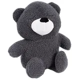 Mojawo Türstopper Teddy Anthrazit H25cm-m996916-anthrazit