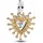 Pandora Strahlendes Herz gold 764141C01