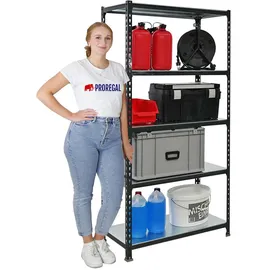 Proregal Schwerlastregal Metall 180x90x40 cm Anthrazit-Verzinkt