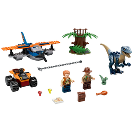 Lego Jurassic World Velociraptor: Rettungsmission mit dem Doppeldecker 75942