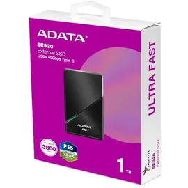 A-Data ADATA SE920 SSD Black, 1TB, USB4 (SE920-1TCBK)
