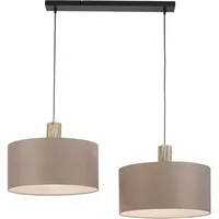 just light. JUST LIGHT Pendelleuchte »LINEN«, (E27, 120 lm)