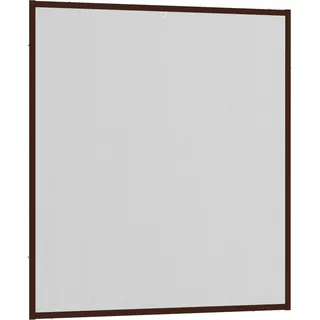 hecht International Fliegengitter Fensterbausatz Master Slim 130 x 150 cm Braun