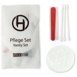 Kosmetik-Set: Wattepds, Wattestäbchen, Nagelfeile 100 Stück
