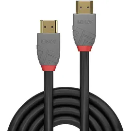 Lindy HDMI-Kabel 5 m Schwarz/Grau/Rot