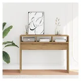 vidaXL Artisan-Eiche Konsolentisch 105x30x80 cm braun