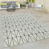 Paco Home Outdoorteppich, Weiß, Textil, Rechteckig, 160x230 cm, strapazierfähig, für Fußbodenheizung geeignet, Teppiche & Böden, Teppiche, Outdoorteppiche