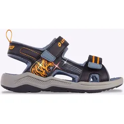 Sandale LOTTO, Kinder, Gr. 27, navy, orange, Synthetik, Schuhe, mit cooler Blinkfunktion