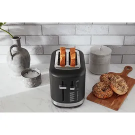 KitchenAid 5KMT2109EBM Toaster Matt Schwarz (980 Watt, Schlitze: 2)