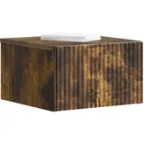 vidaXL Nachttisch 33 x 34,5 x 20 cm Geräucherte Eiche