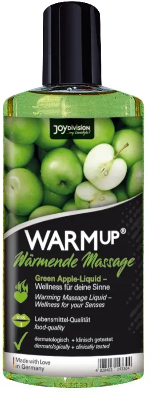 JOYDIVISION WARMUP - WARMUP GRÜNES APFEL-MASSAGEÖL - 150 ML
